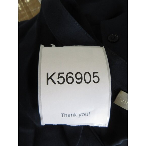 Vince Top 12 Silk Blouse Pullover Career Office Breathable Hi Low - Picture 10 of 10